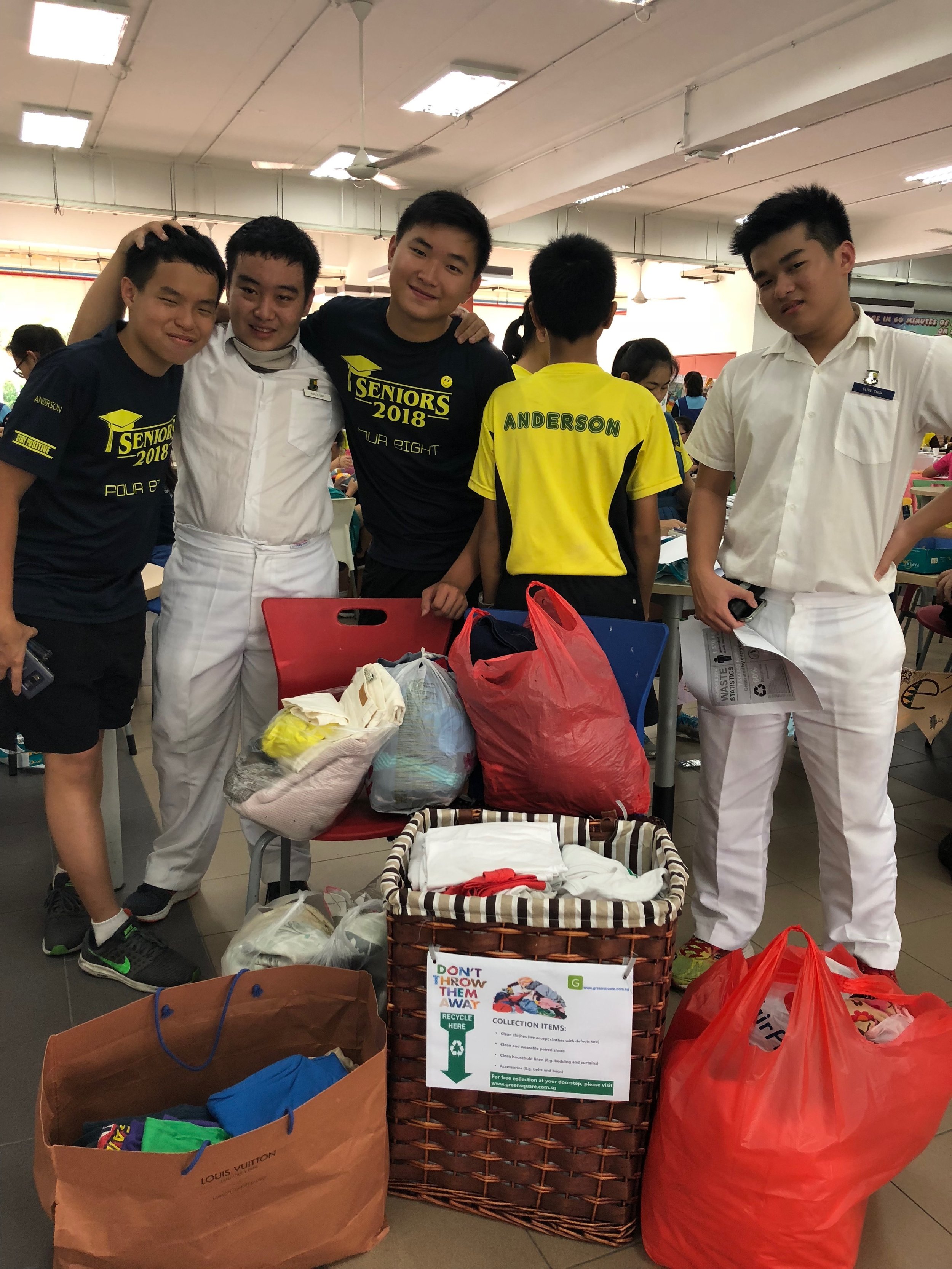 Textile Recycling Drive @ Anderson Sec School